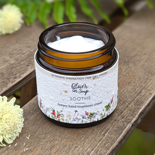 Soothe natural hand cream from Bloom In Soap
