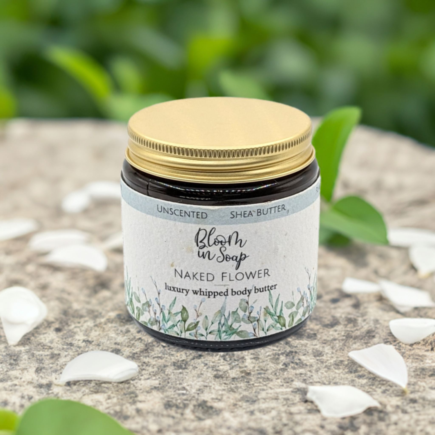 Naked Flower unfragranced shea body butter