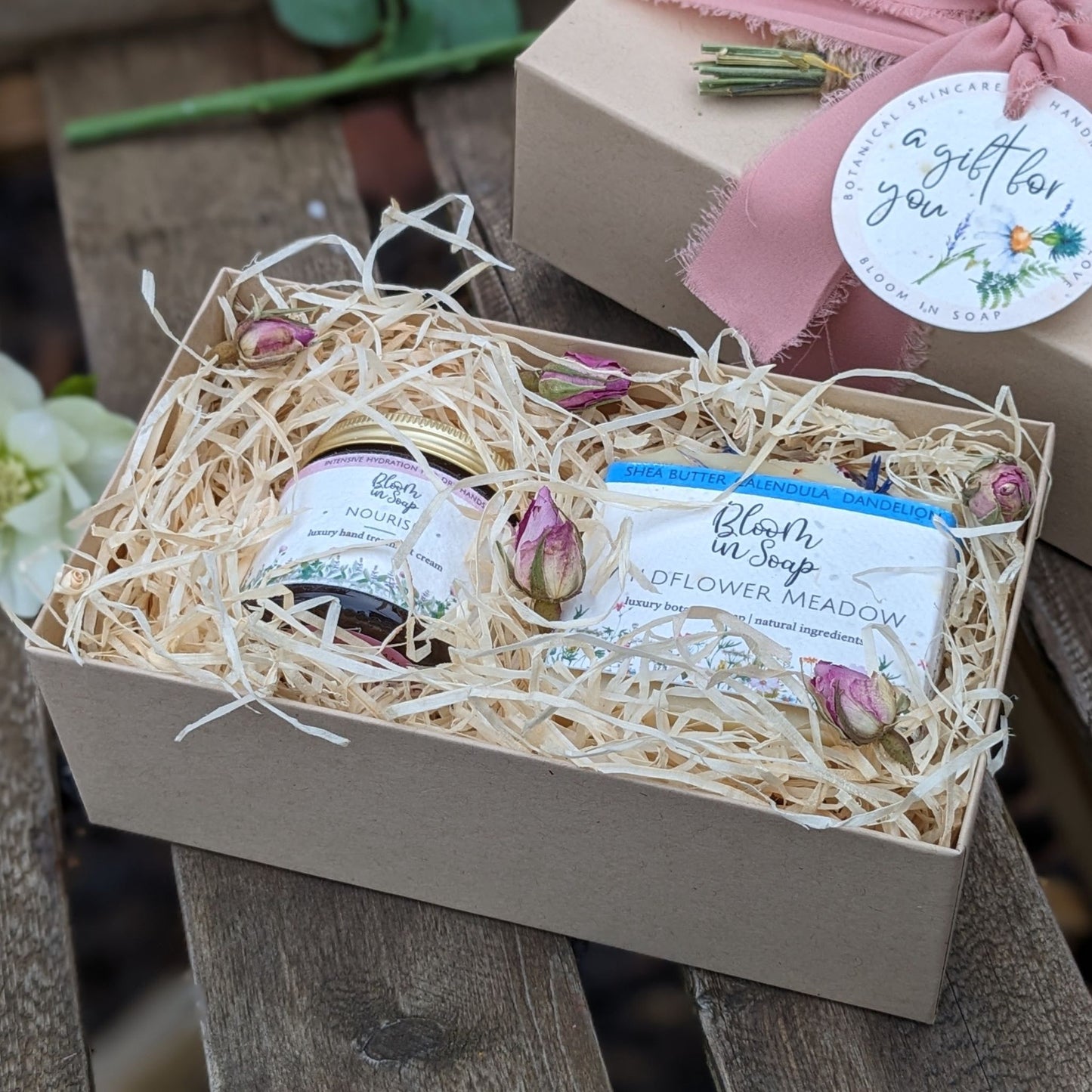 hand cream gift set from Bloom In Soap