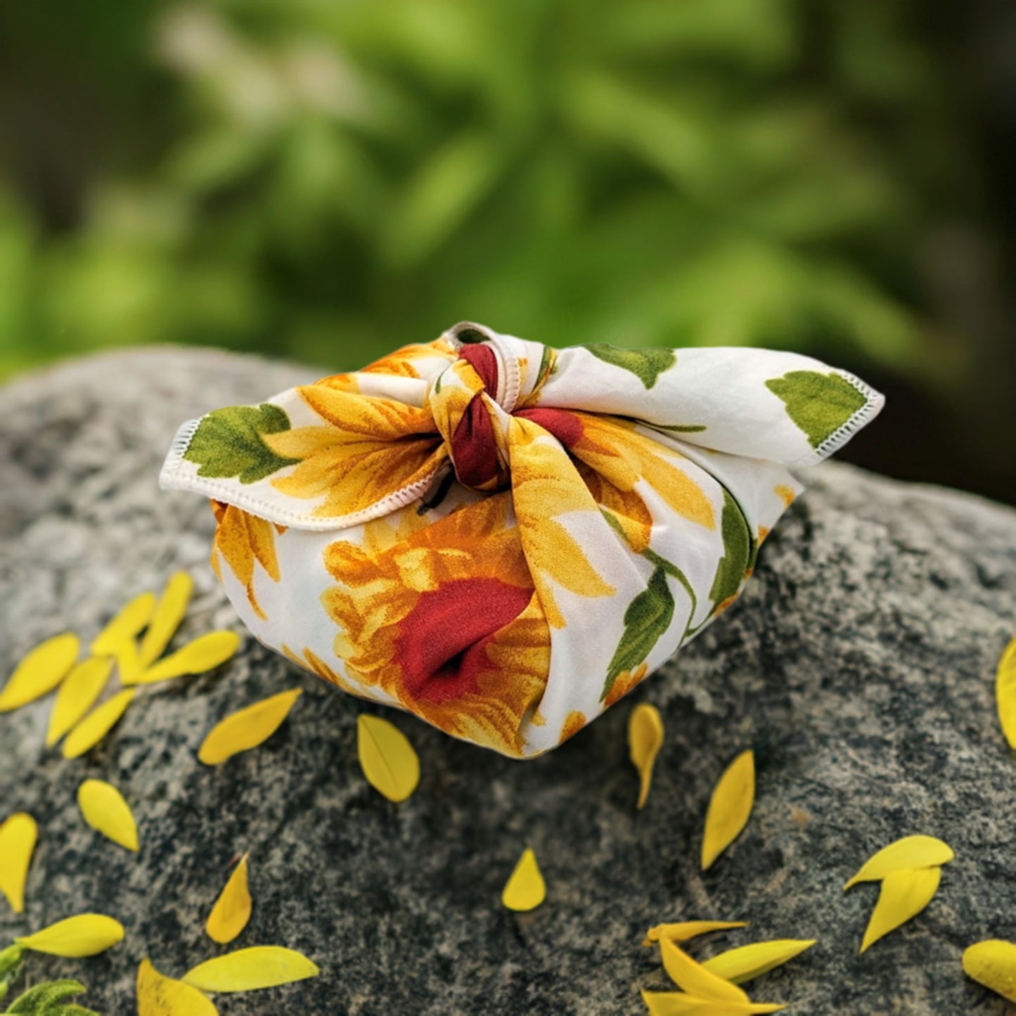 Furoshiki fabric gift wrap