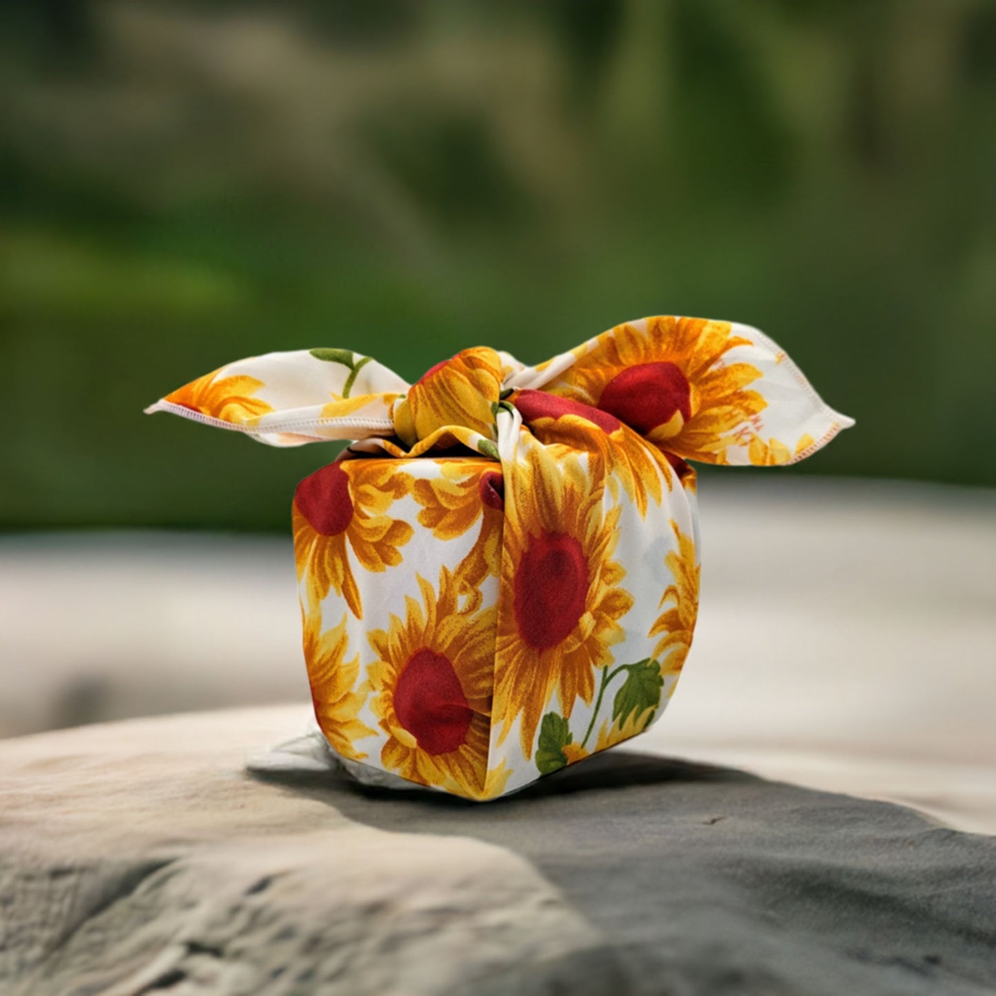 Furoshiki fabric gift wrap