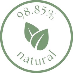 98% natural ingredients