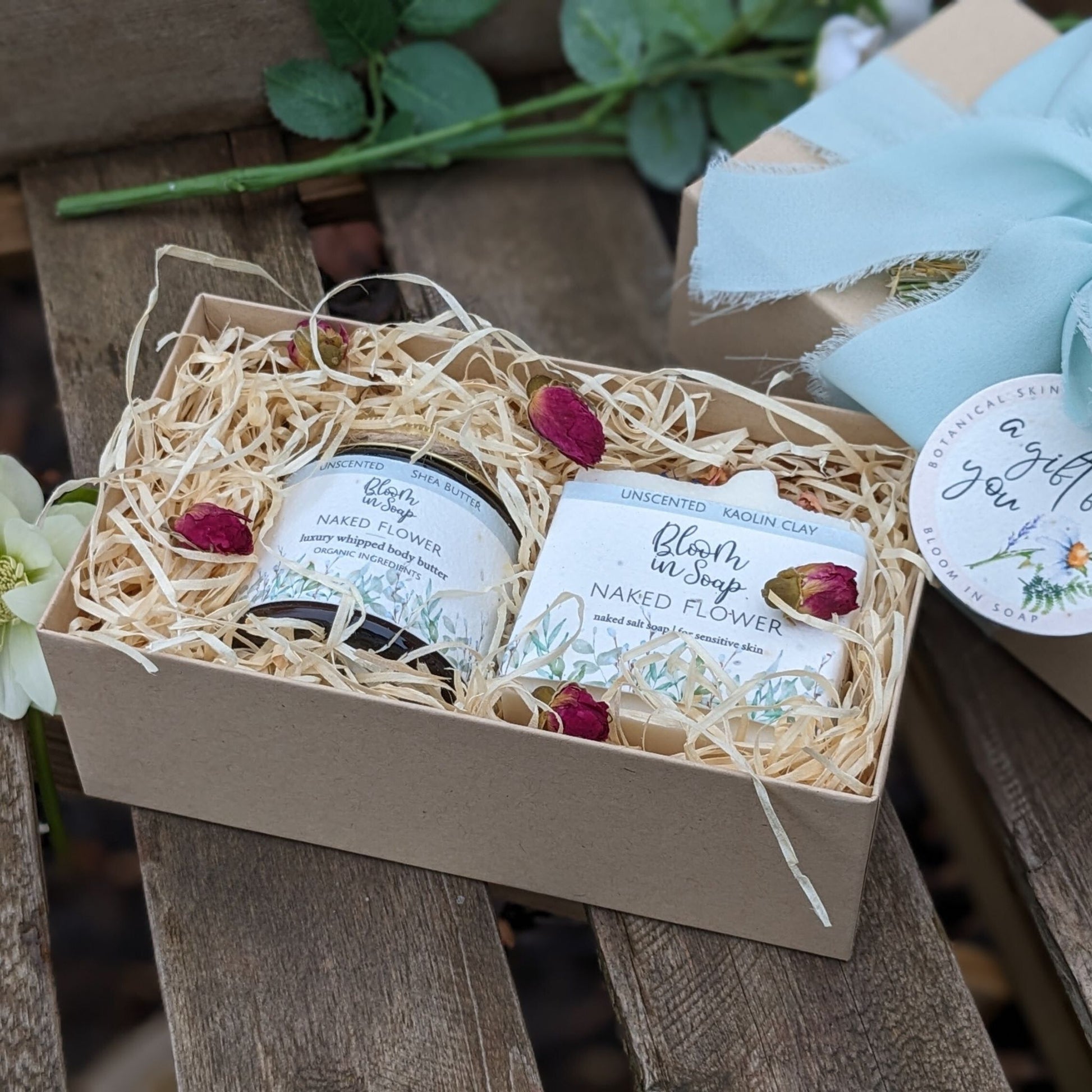 Body Butter Gift Set with Naked Flower