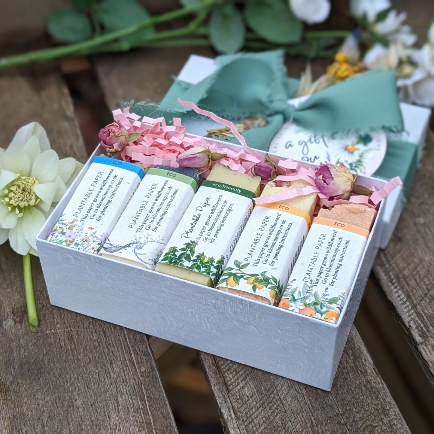 Soap Lover's Gift Box with handmade soaps