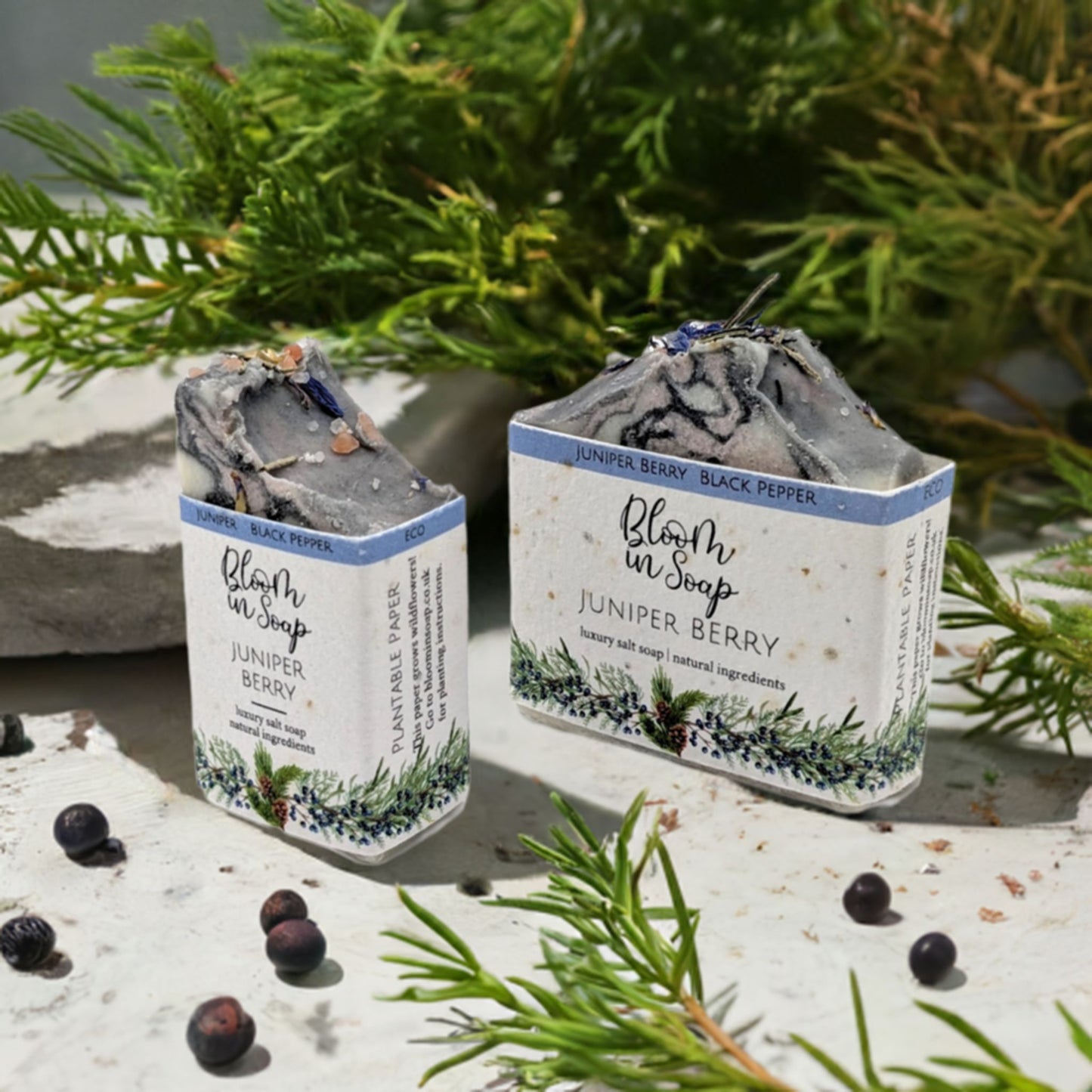 Juniper Berry Salt Bars
