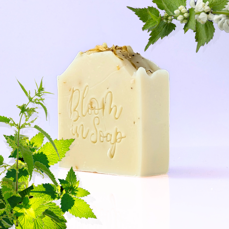 Bar soap with tea tree oil from Bloom In Soap