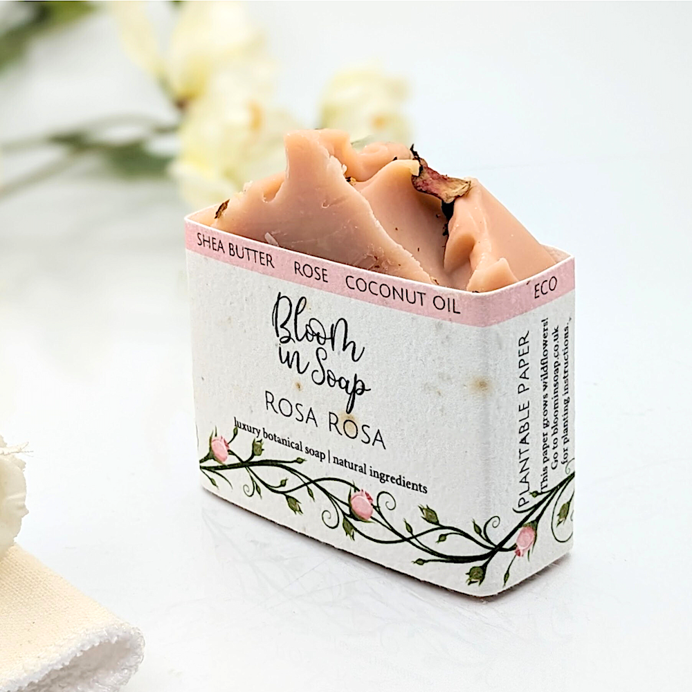 Rosa Rosa shea butter soap from Bloom In Soap