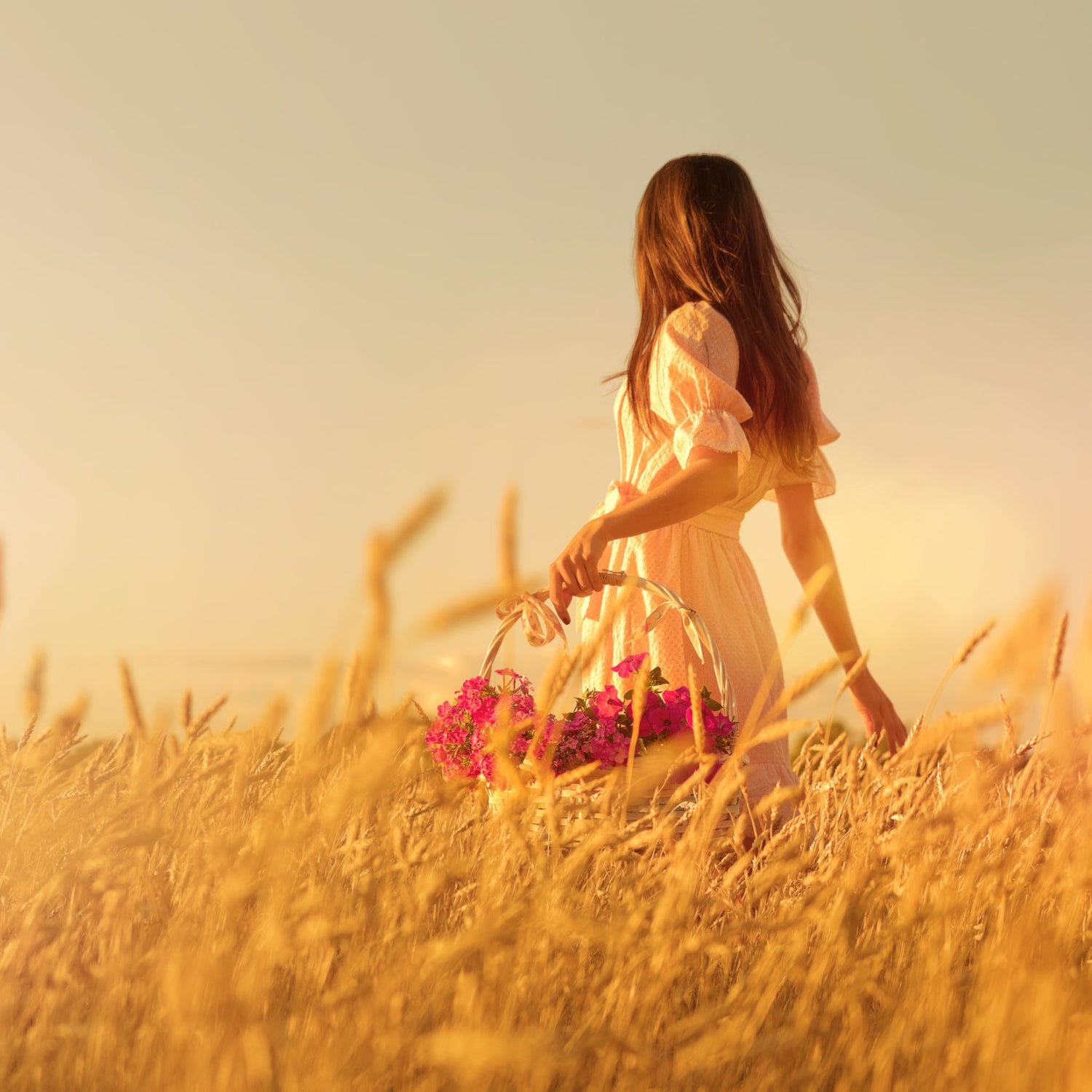 Eco-conscious woman in nature