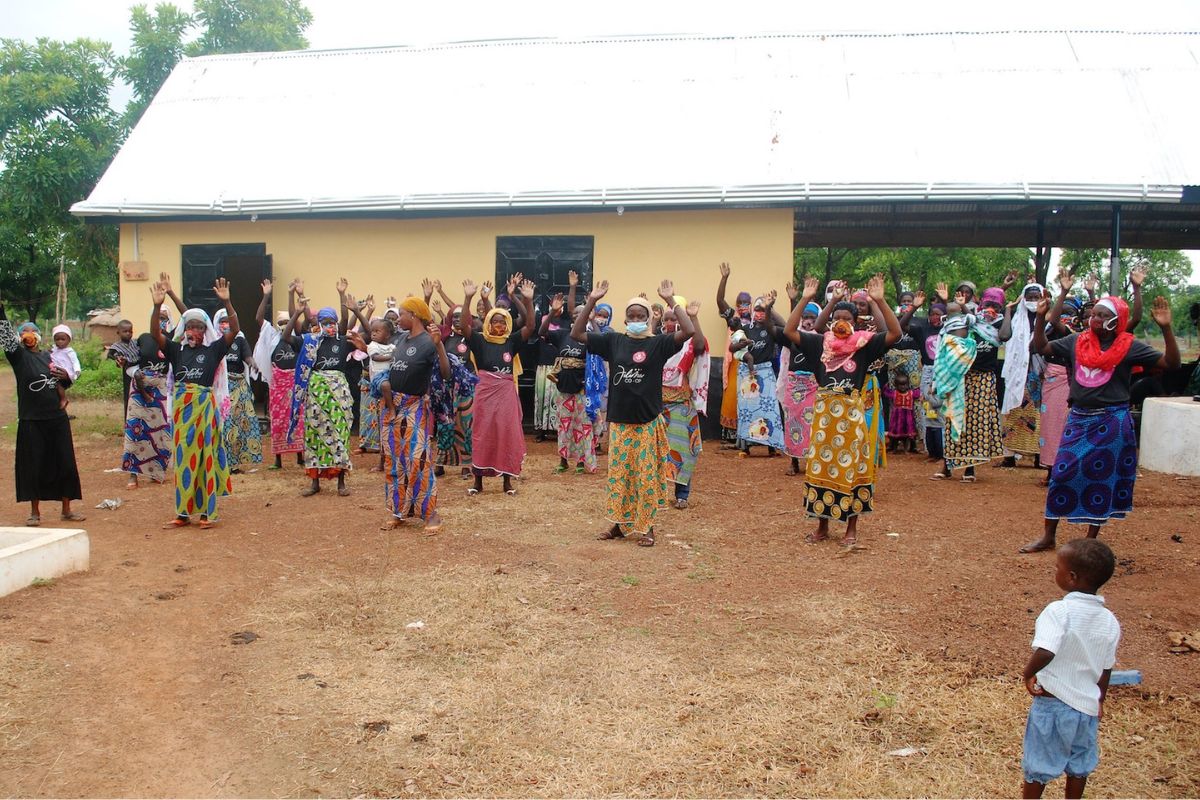 Women shea butter fair trade producers in Ghana