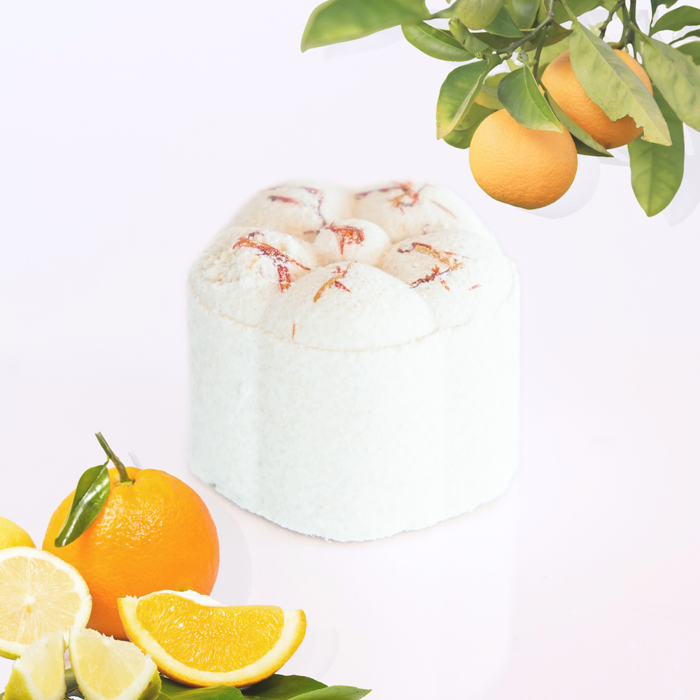 Invigorate aromatherapy shower steamer with citrus essential oils