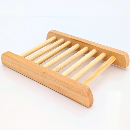 Bamboo soap dishes