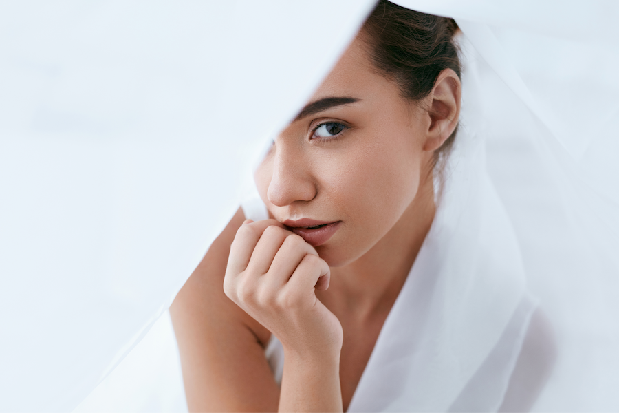 woman with beautiful skin