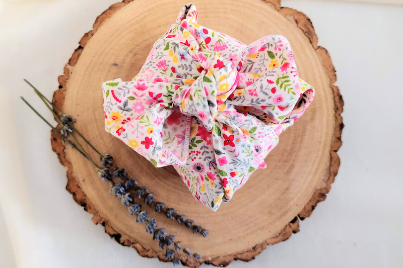 furoshiki fabric gift wrap