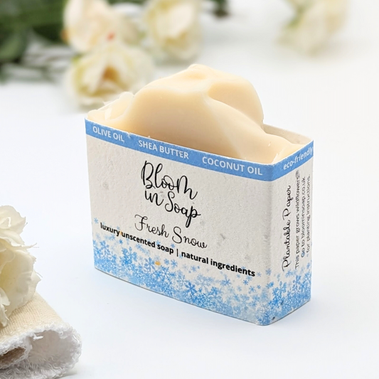 Fresh Snow simple soap from Bloom In Soap