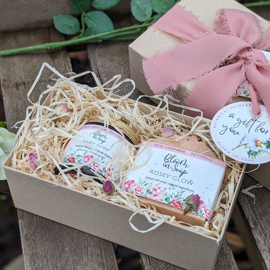 Body Butter Gift Set with Rosey Glow