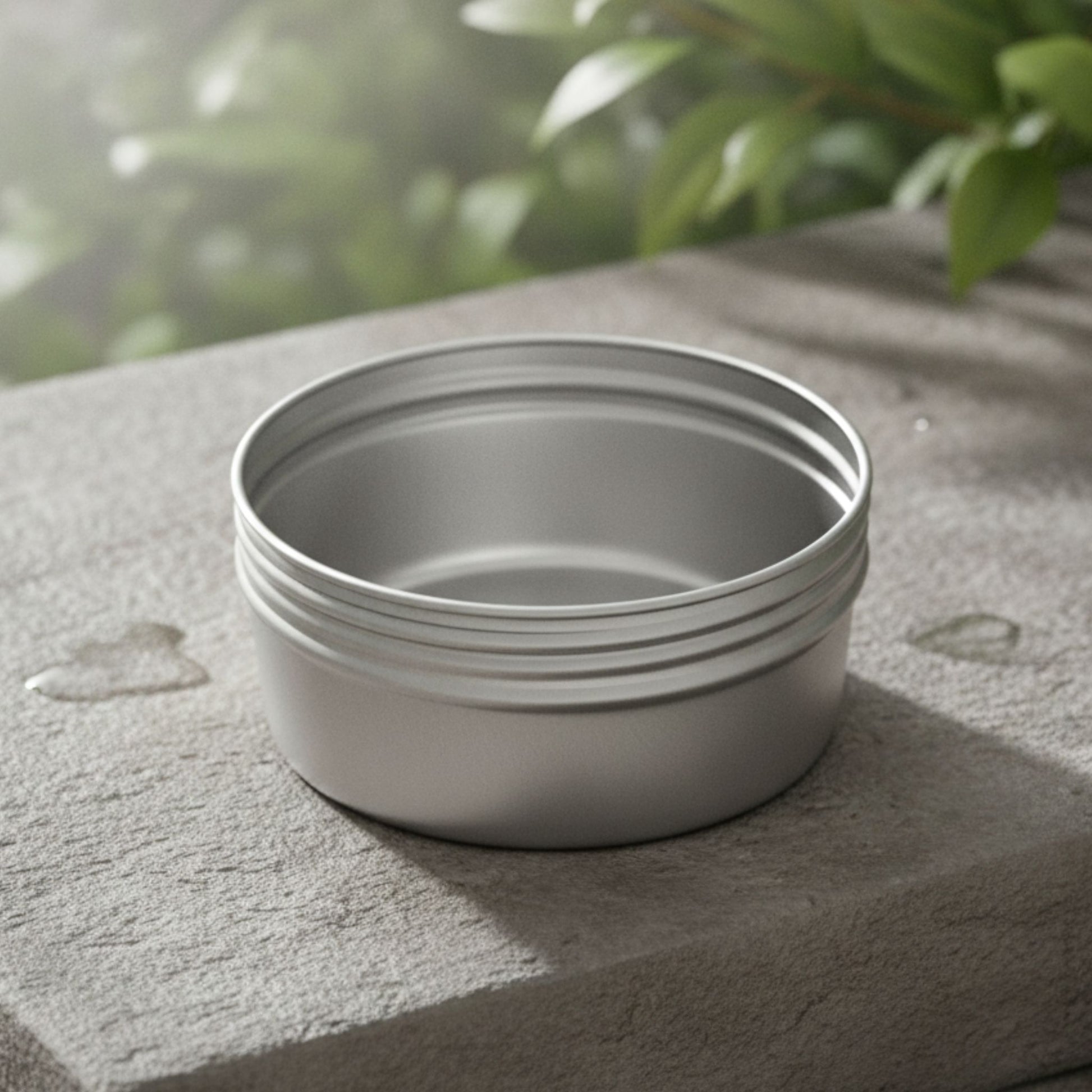 Aluminium tin for shampoo and conditioner bars