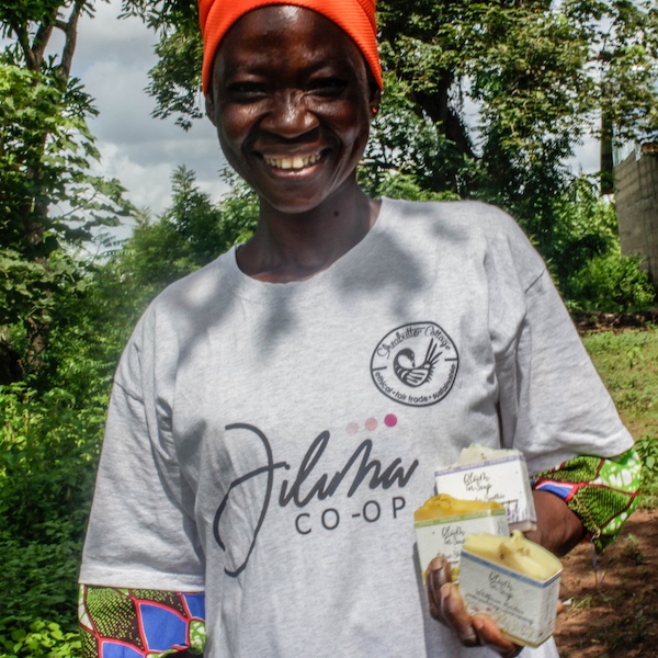 Woman shea butter producer in Ghana