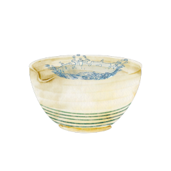 Bowl filled with water