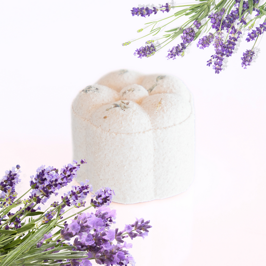 Relax shower steamer with lavender essential oils