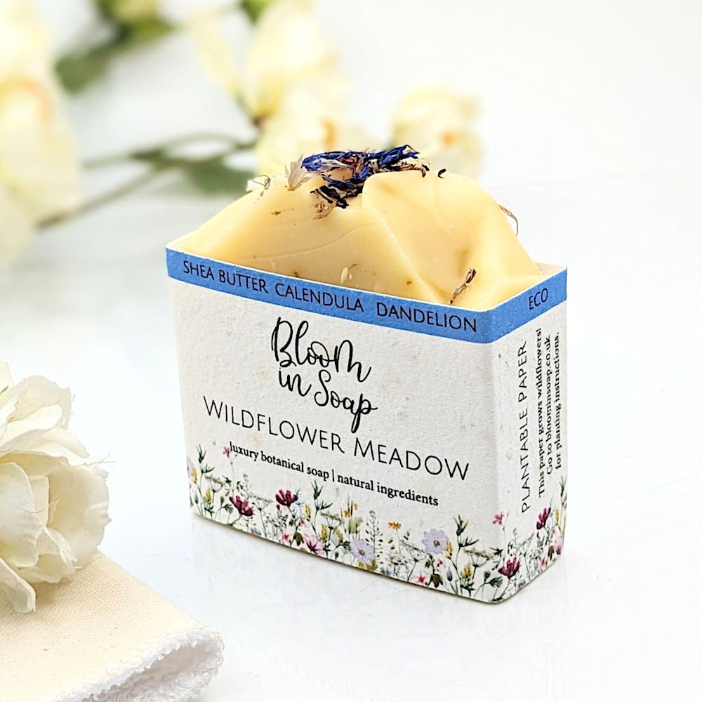 Wildflower Meadow yellow soap from Bloom In Soap