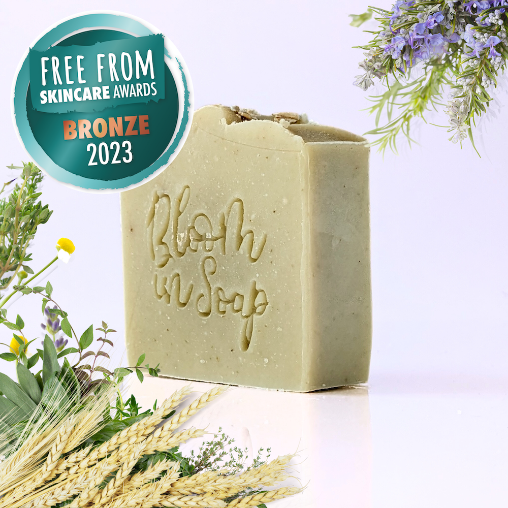 Award winning soap with oats from Bloom In Soap